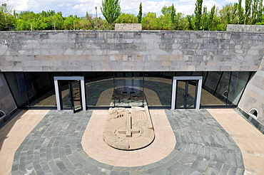 Underground Armenian Genocide Museum and Memorial Tsitsernakaberd, Yerevan, Jerewan, Armenia, Asia