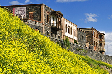 Historic buildings in the historic centre of Yerevan, Jerewan, Armenia, Asia