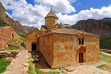 Historic Armenian Orthodox church at Noravank monastery, Armenia, Asia