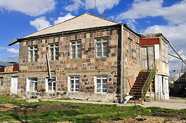 Old farmhouse in a mountain village near Sisian, Armenia, Asia