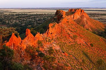 Three Sisters rock formation, Carisbrooke Station near Winton, Queensland Outback, Australia