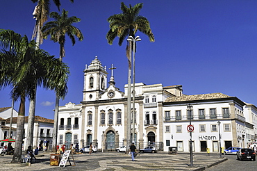 Church Igreja da Ordem Terceira de Sao Domingos at the Torreio de Jesus square, Salvador, Bahia, UNESCO World Heritage Site, Brazil, South America