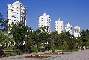 Residential buildings, Ashgabat, Turkmenistan