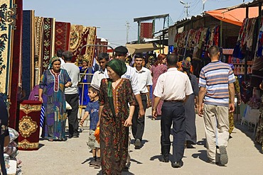 Tolkucha bazaar, carpet market, Ashgabat, Turkmenistan