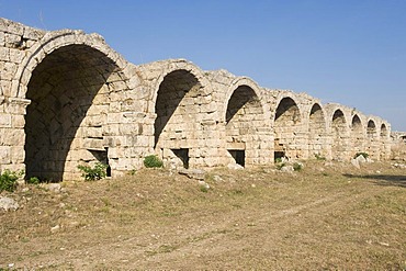 Vaulted superstructure of the Perga Stadium, Antalya, Turkey