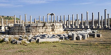 Colonnade around the Agora, Perga, Antalya, Turkey