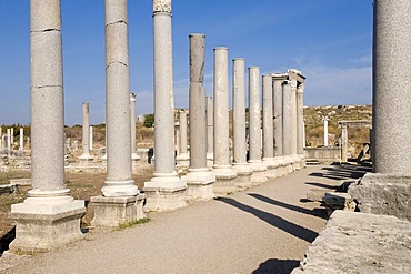 Colonnade around the Agora, Perga, Antalya, Turkey