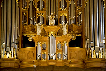 Arp Schnitger Organ in St Jacobi Church, Hamburg, Germany, Europe