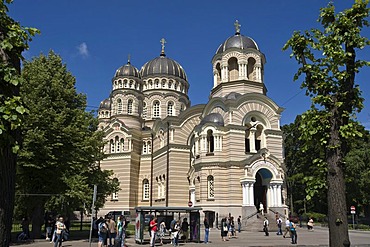 Russian-orthodox cathedral, Riga, Latvia, Baltic States, PublicGround