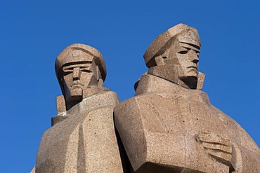 Monument for the Latviesu Strelnieki, Latvian Riflemen, Riga, Latvia, Baltic States, PublicGround