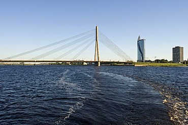 Cable-stayed bridge, Riga, Latvia, Baltic States