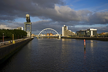 Clyde Arch and Clyde Port, Glasgow, Scotland, United Kingdom, Europe, PublicGround