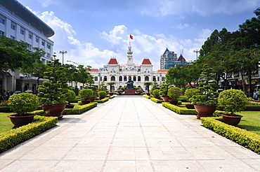 Historic town hall of Saigon, Ho Chi Minh City, Vietnam, Southeast Asia