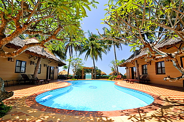 Swimming pool of the Lucy-Resort, Mui Ne, Vietnam, Asia