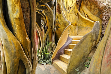 Steps and stairway in the Crazy House Hotel, Hang Nga Guesthouse, Dalat, Central Highlands, Vietnam, Asia