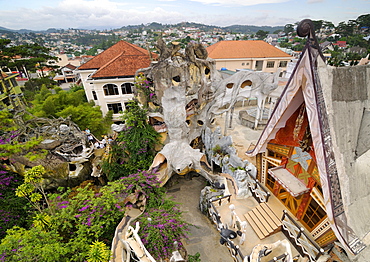 Crazy House Hotel, Hang Nga Guesthouse, Dalat, Central Highlands, Vietnam, Asia