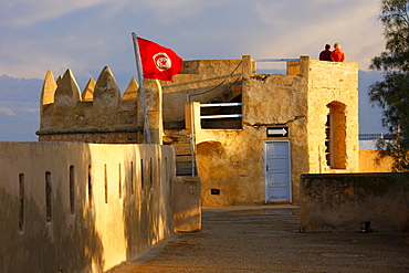 Port fortification, Kasbah, old town, medina, Hammamet, Tunisia, Northern Africa