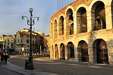 Arena of Verona, Piazza Barbiere, Lake Garda, Italy, Europe