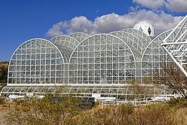 Biosphere 2, Science and Research Center, partial view, Tucson, Arizona, USA