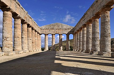 Greek temple in Segesta, Sicily, Italy