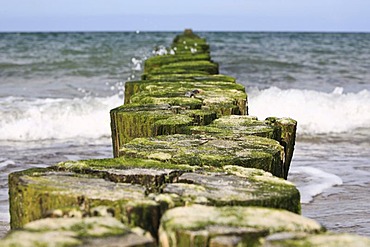 Groyne, Heiligendamm seaside resort, Baltic Sea, Mecklenburg-Vorpommern, Germany, Europe