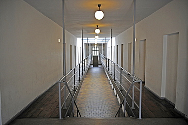 Cell block of the women's concentration camp Ravensbrueck, Brandenburg, Germany, Europe