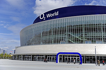 Partial view of the new multi-purpose hall for up to 17, 000 spectators in Berlin, Germany, Europe