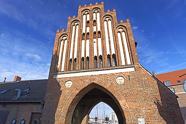 Water gate, Wismar, Mecklenburg-Western Pomerania, Germany, Europe