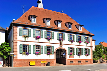 Town-house, Schaidt, Pfalz, Rhineland-Palatinate, Germany, Europe