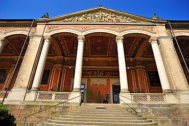 Trinkhalle pump room with Corinthian columns, Baden-Baden, Black Forest, Baden-Wuerttemberg, Germany, Europe