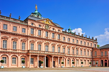 Schloss Rastatt castle seen from the courtyard, Rastatt, Black Forest, Baden-Wuerttemberg, Germany, Europe