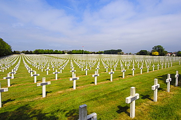 La Targette, British first World War cemetery, Pas-de-Calais, Somme valley, France, Europe