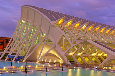 Principe Felipe museum of sciences, City of Arts and Sciences, Comunidad Valenciana, Valencia, Spain, Europe