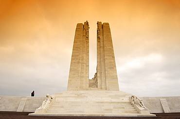 Vimy, Canadian First World War Memorial, Pas-de-Calais, Somme valley, France, Europe