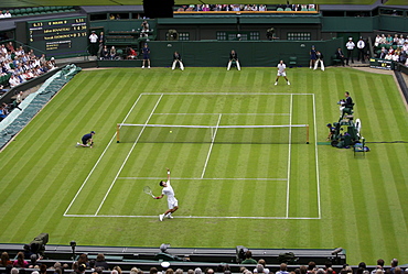 Tennis, ITF Grand Slam Tournament, Centre Court, overview, Wimbledon 2009, Britain, Europe