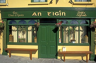 An Tigin Pub facade, Schull or Skull, Ireland