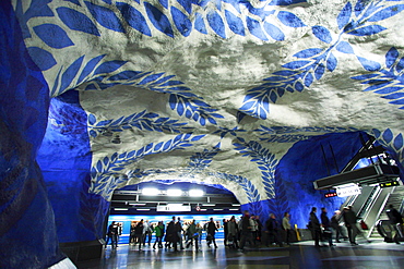 Metro central station, Stockholm, Sweden, Scandinavia, Europe