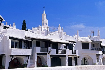 Holiday flats in Binibeca Vell, Minorca, Balearic Islands, Spain