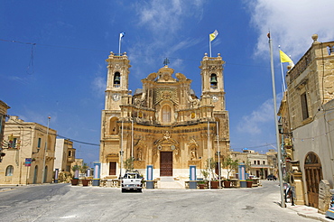 Church in Gharb on the island of Gozo, Malta, Europe