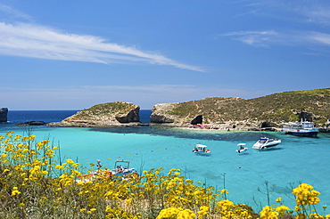 Blue Lagoon of Comino, Malta, Europe