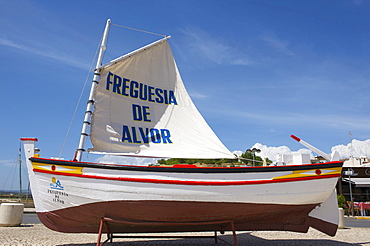 Fishing boat in Alvor, Algarve, Portugal, Europe