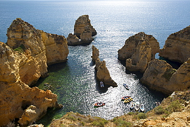 Ponta da Piedade near Lagos, Algarve, Portugal, Europe