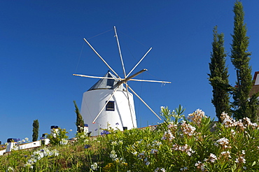 Windmill in Castro Marim, Algarve, Portugal, Europe