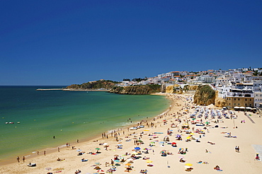 Beach in Albufeira, Algarve, Portugal, Europe