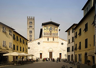 Basilica di San Frediano, Lucca, Tuscany, Italy, Europe