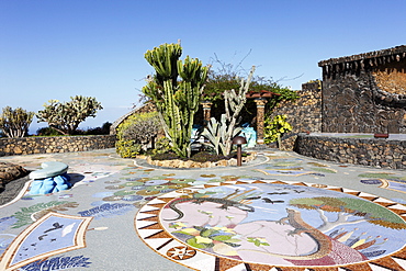 Plaza La Glorieta Square in Las Manchas, designed by Luis Morera, La Palma, Canary Islands, Spain, Europe