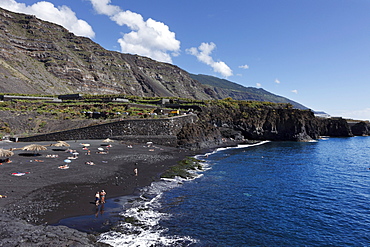 Playa de Charco Verde, "Paisaje protegido del Remo" Nature Reserve, La Palma, Canary Islands, Spain, Europe