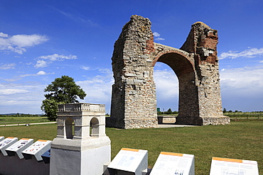 Heidentor gate, Petronell-Carnuntum, Lower Austria, Austria, Europe