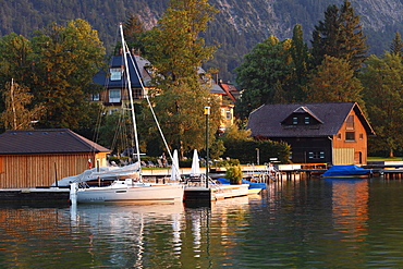 Strobl, Wolfgangsee Lake, Salzkammergut area, Upper Austria, Austria, Europe