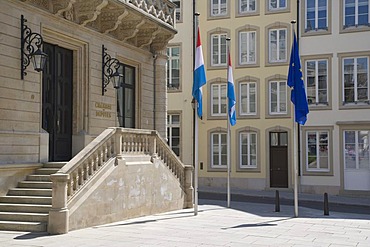 Chambre des Deputes, Luxembourg Parliament, Rue du Marche aux Herbes, Luxembourg